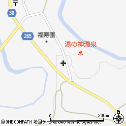 秋田県大仙市南外湯神台73周辺の地図