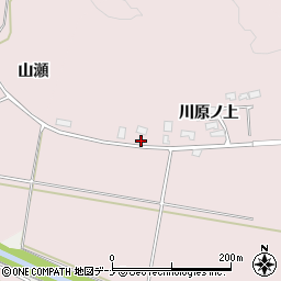 秋田県由利本荘市牛寺川原ノ上33周辺の地図