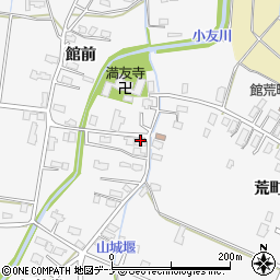 秋田県大仙市内小友館前124周辺の地図