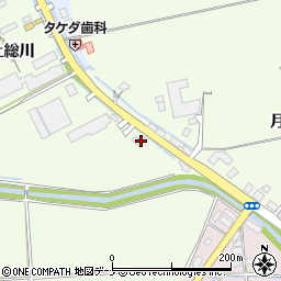 湯沢雄物川大曲線周辺の地図