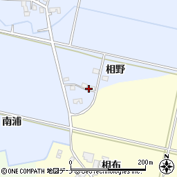 秋田県大仙市大曲相野周辺の地図