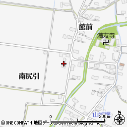 秋田県大仙市内小友南尻引周辺の地図