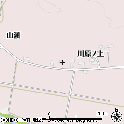 秋田県由利本荘市牛寺川原ノ上36周辺の地図