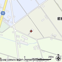 秋田県仙北郡美郷町鑓田雀柳周辺の地図
