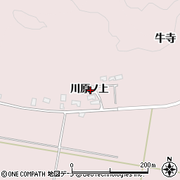 秋田県由利本荘市牛寺川原ノ上周辺の地図