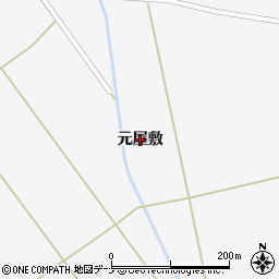 秋田県美郷町（仙北郡）金沢東根（元屋敷）周辺の地図