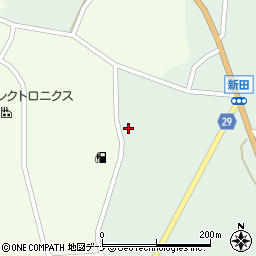 秋田県由利本荘市新田壱ノ台39周辺の地図