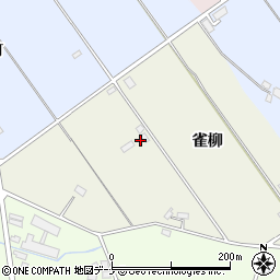 秋田県仙北郡美郷町六郷東根雀柳周辺の地図