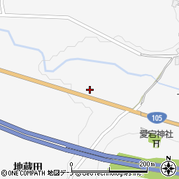 秋田県大仙市内小友荒山台下り周辺の地図