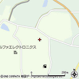 秋田県由利本荘市中田代板井沢周辺の地図