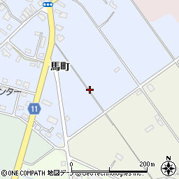 秋田県仙北郡美郷町鑓田馬町周辺の地図