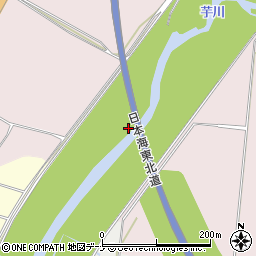 芋川橋周辺の地図