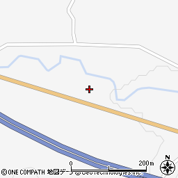 秋田県大仙市内小友荒山台96-2周辺の地図