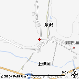 秋田県大仙市内小友泉沢86周辺の地図