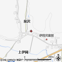 秋田県大仙市内小友上伊岡89周辺の地図