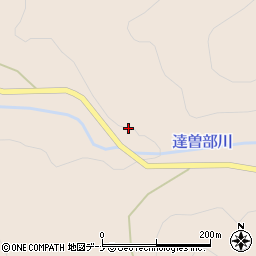 岩手県遠野市宮守町達曽部（５５地割）周辺の地図