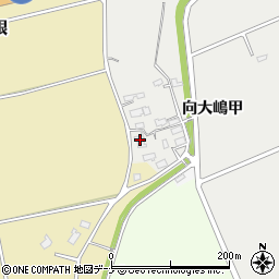 秋田県大仙市小貫高畑向大嶋甲周辺の地図
