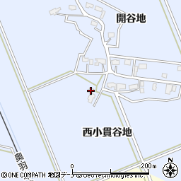 秋田県大仙市大曲西小貫谷地85周辺の地図
