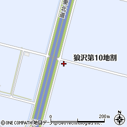 岩手県花巻市狼沢（第１０地割）周辺の地図