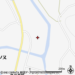 秋田県大仙市南外広表周辺の地図