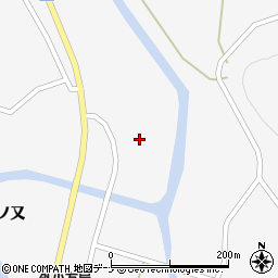 秋田県大仙市南外（広表）周辺の地図