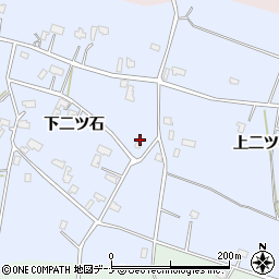秋田県仙北郡美郷町鑓田下二ツ石21周辺の地図