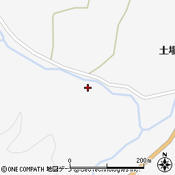 秋田県大仙市南外土場33周辺の地図