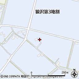 岩手県花巻市狼沢（第３地割）周辺の地図