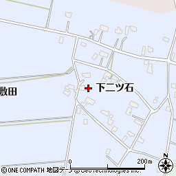 秋田県仙北郡美郷町鑓田下二ツ石86-2周辺の地図