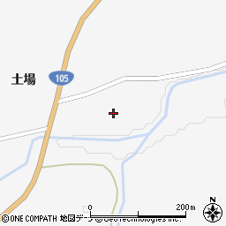 秋田県大仙市南外土場126周辺の地図