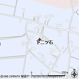 秋田県仙北郡美郷町鑓田下二ツ石14周辺の地図