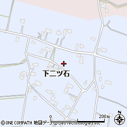 秋田県仙北郡美郷町鑓田下二ツ石周辺の地図