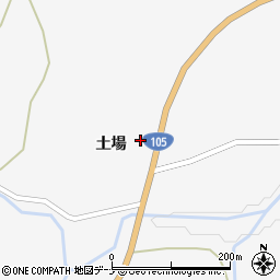 秋田県大仙市南外土場320-1周辺の地図