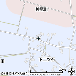 秋田県仙北郡美郷町鑓田下二ツ石66周辺の地図