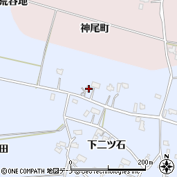 秋田県仙北郡美郷町鑓田下二ツ石51-1周辺の地図