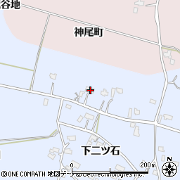 秋田県仙北郡美郷町鑓田下二ツ石51周辺の地図