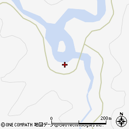 秋田県大仙市南外外土場台ノ上周辺の地図