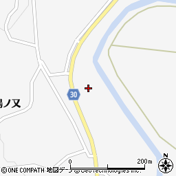 秋田県大仙市南外（下田）周辺の地図