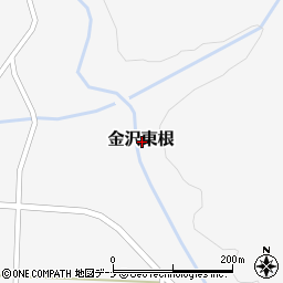 秋田県仙北郡美郷町金沢東根周辺の地図