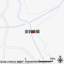 秋田県美郷町（仙北郡）金沢東根周辺の地図