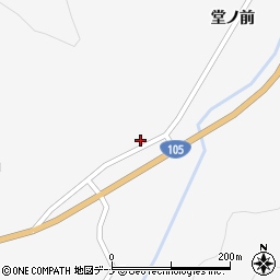 秋田県大仙市内小友（矢向）周辺の地図