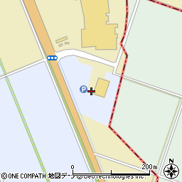 秋田県大仙市大曲（下不計谷地）周辺の地図