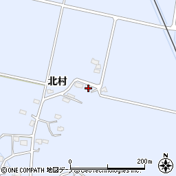 秋田県大仙市大曲北村67周辺の地図
