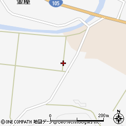 秋田県大仙市南外坊村周辺の地図