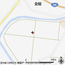 秋田県大仙市南外上川原周辺の地図