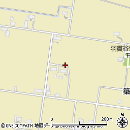 秋田県仙北郡美郷町羽貫谷地周辺の地図