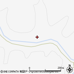 秋田県大仙市南外中川大沢周辺の地図