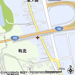 大曲川目簡易郵便局周辺の地図