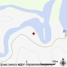 秋田県大仙市南外権吉台周辺の地図