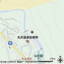 大沢温泉山水閣菊水館周辺の地図
